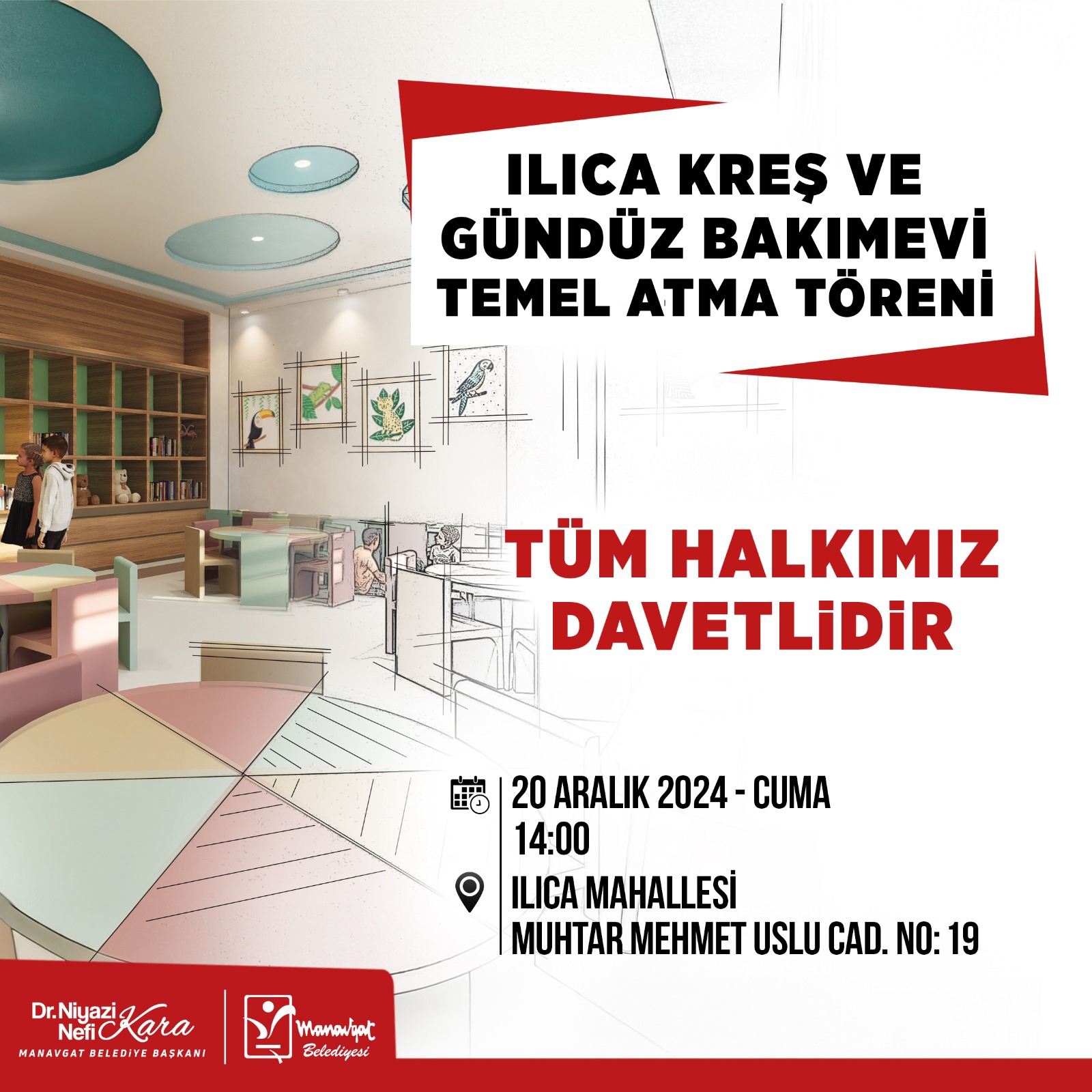 Manavgat'a yeni kreş ve gündüz bakımevi