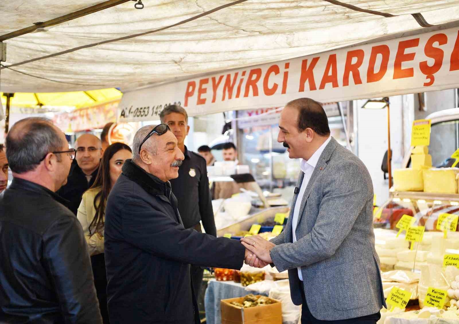 Başkan Kotan: "Pazar yerinde düzen ve hijyen önceliğimiz"