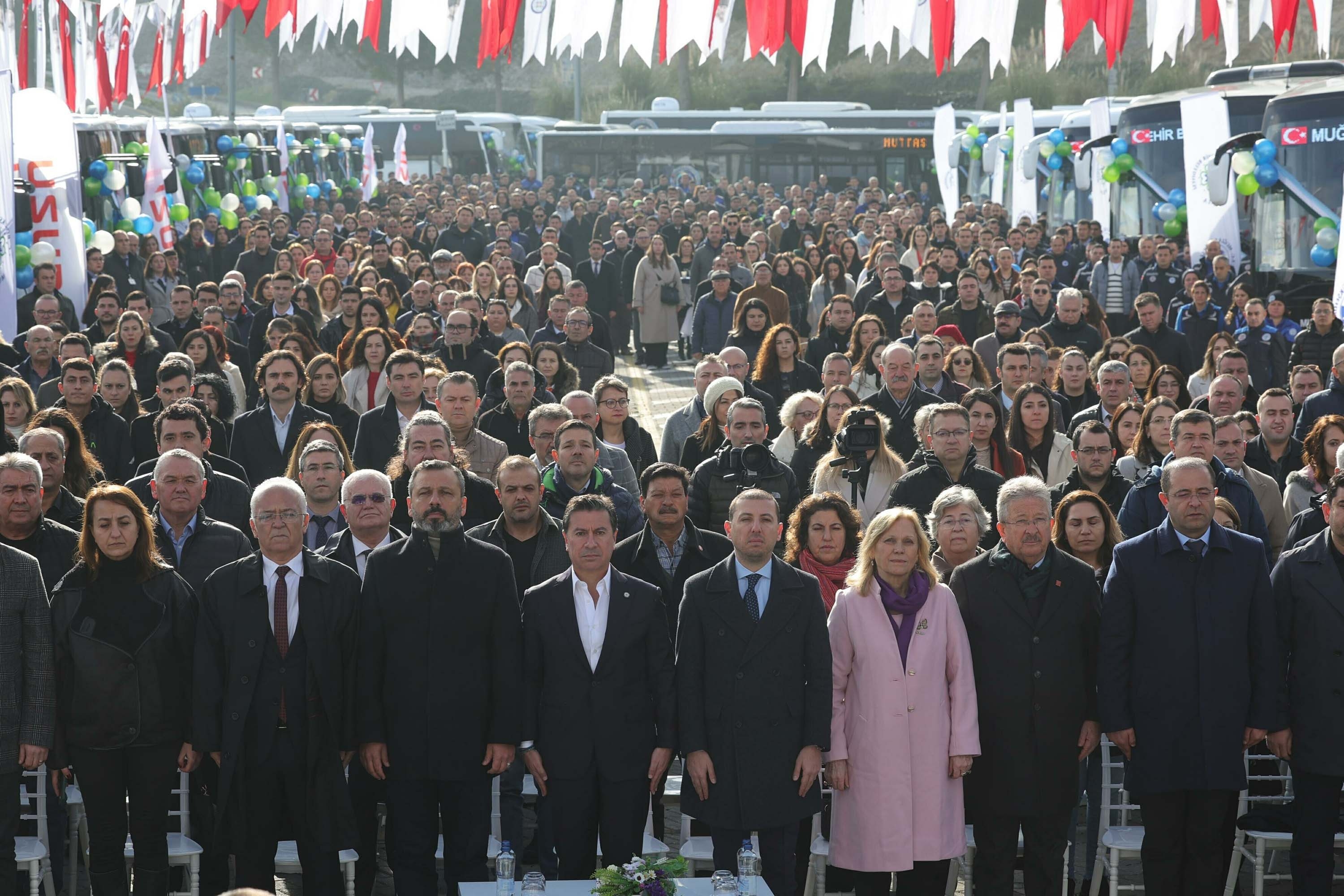 Muğla'da 35 yeni otobüs törenle hizmete başladı