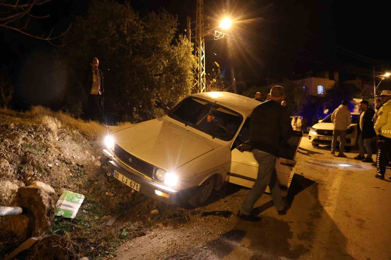 Polisten kaçan alkollü sürücü kaza yaptı