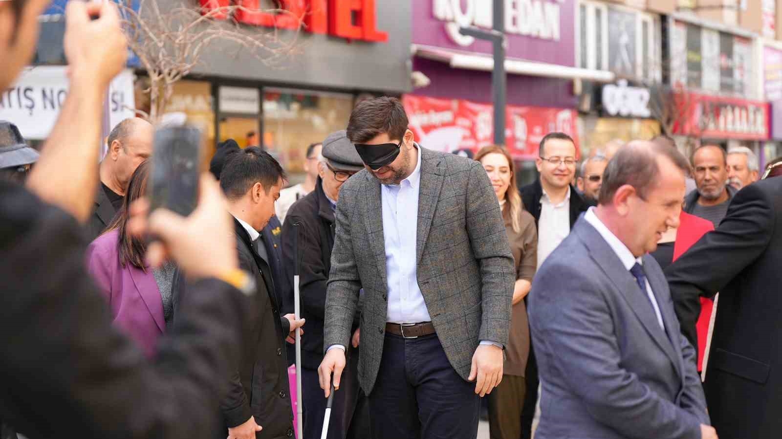 Tarsus'ta 'Beyaz Baston Görme Engelliler Haftası' etkinliği gerçekleştirildi
