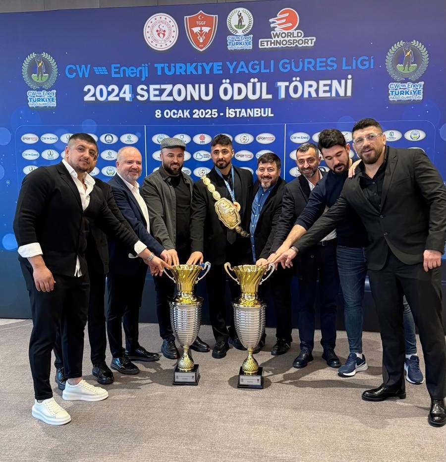 Yağlı güreşte kupa Antalya'nın