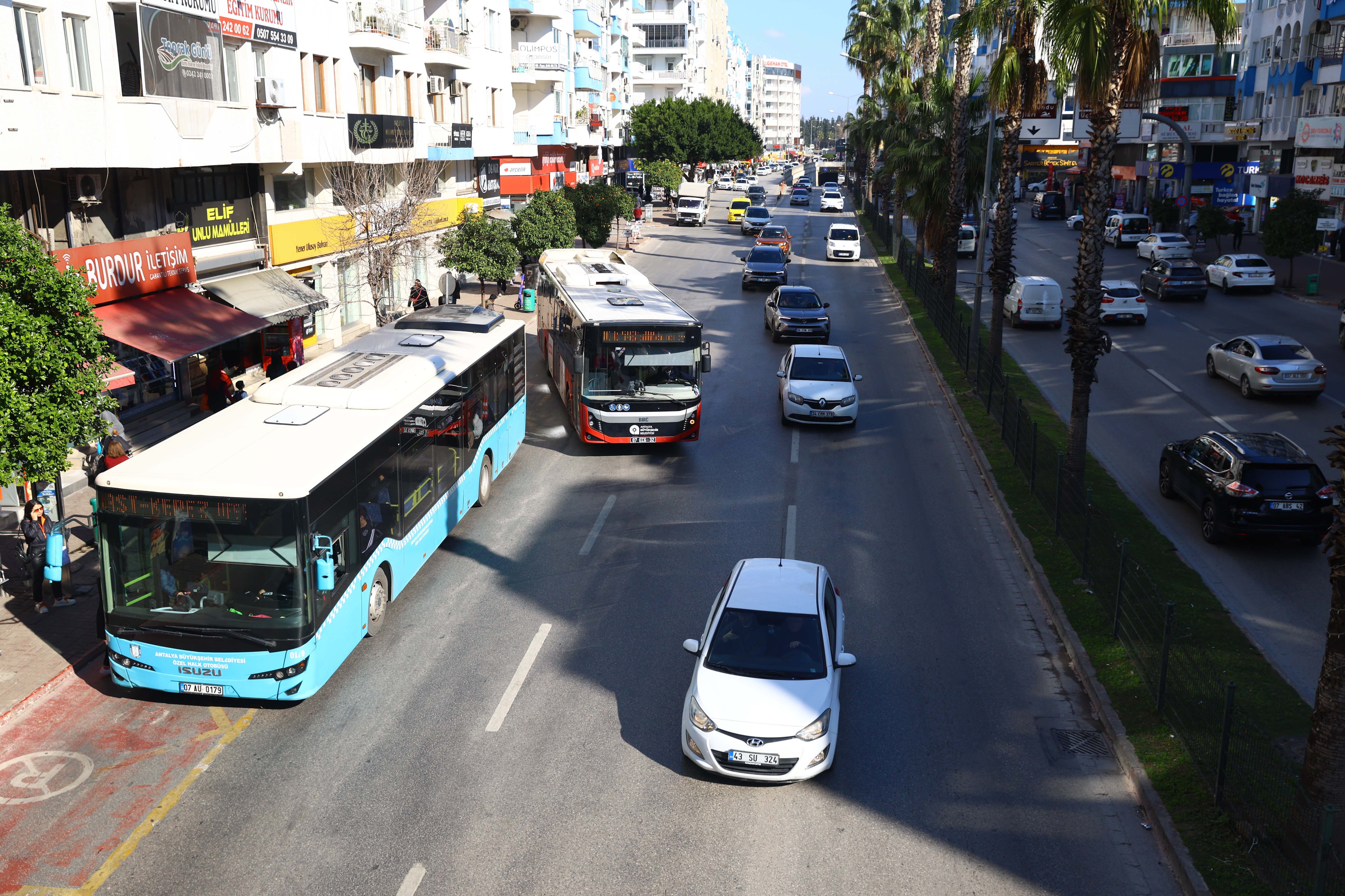 Antalya'da Ulaşım Ücretlerine Zam Geldi