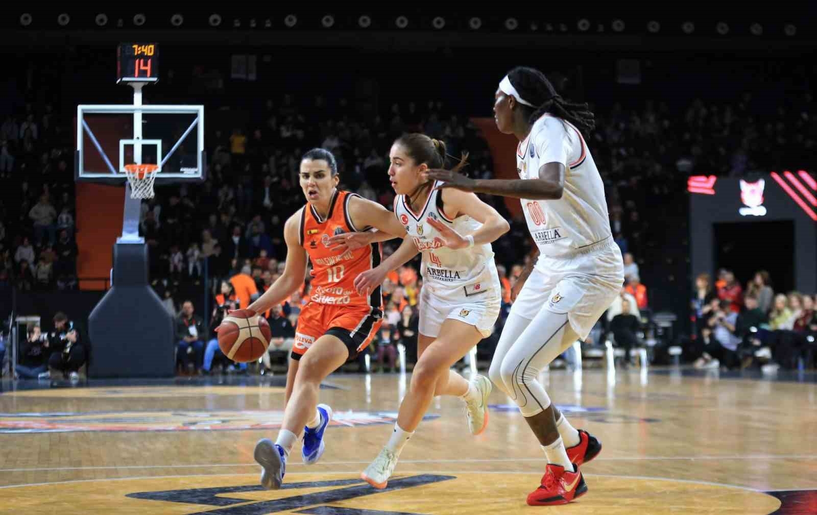 FIBA Kadınlar Euroleague: ÇBK Mersin: 92 - Valencia Basket: 77