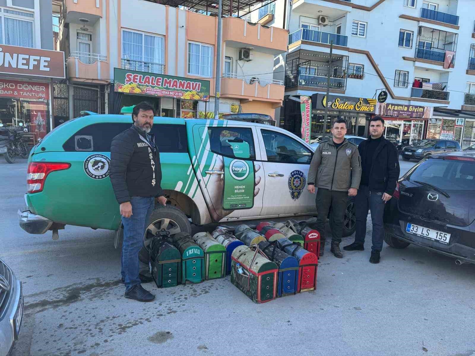Mersin'de horoz dövüşü üzerinden bahis oynatanlara operasyon