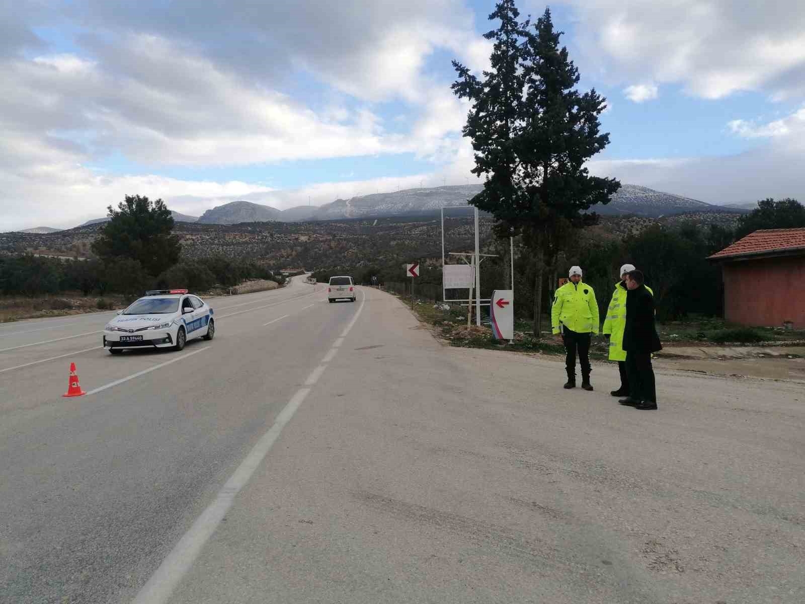 Mut Sertavul Geçidinde zincirsiz araçlara izin verilmiyor