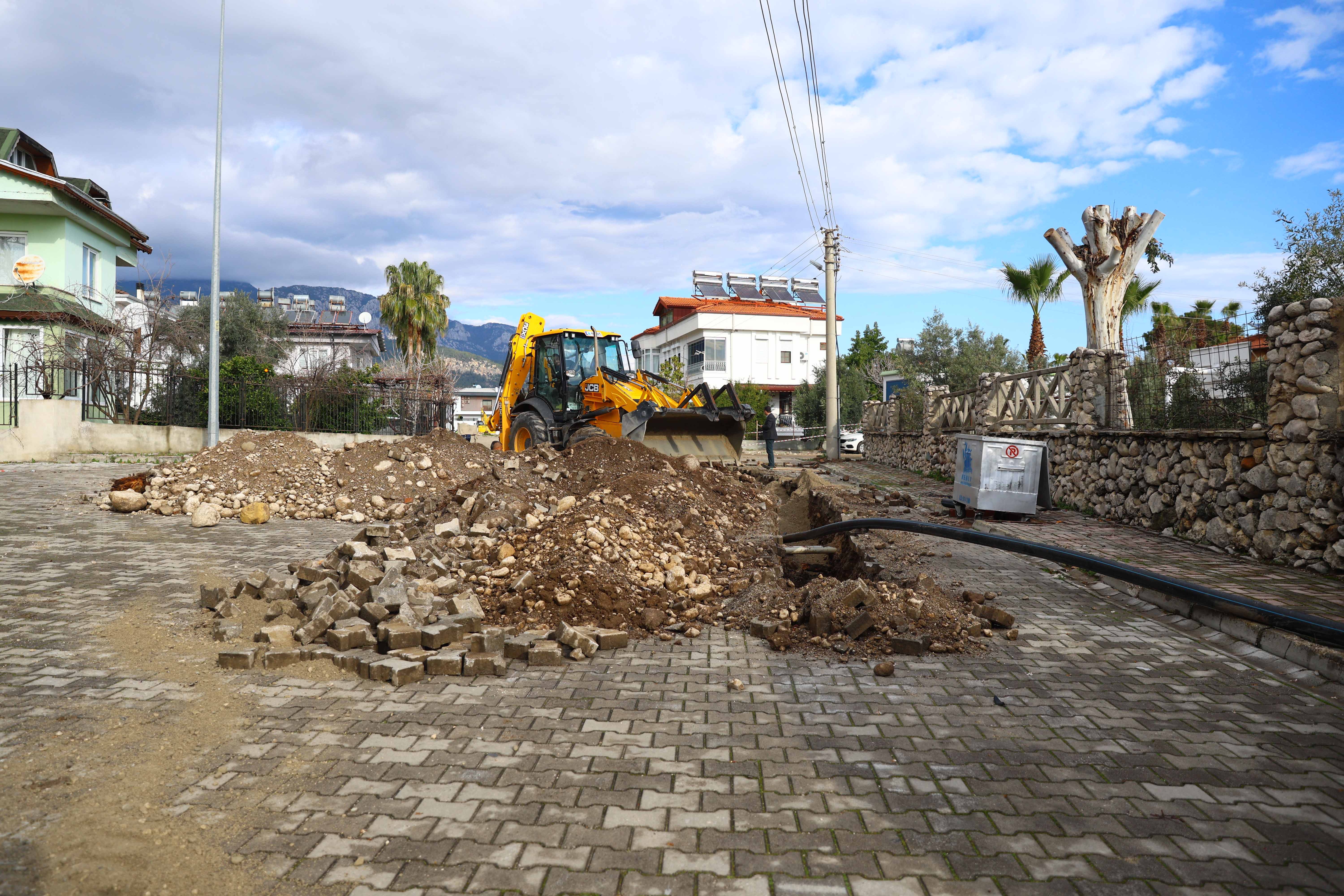 Tekirova'da içme suyu sorunu çözülüyor