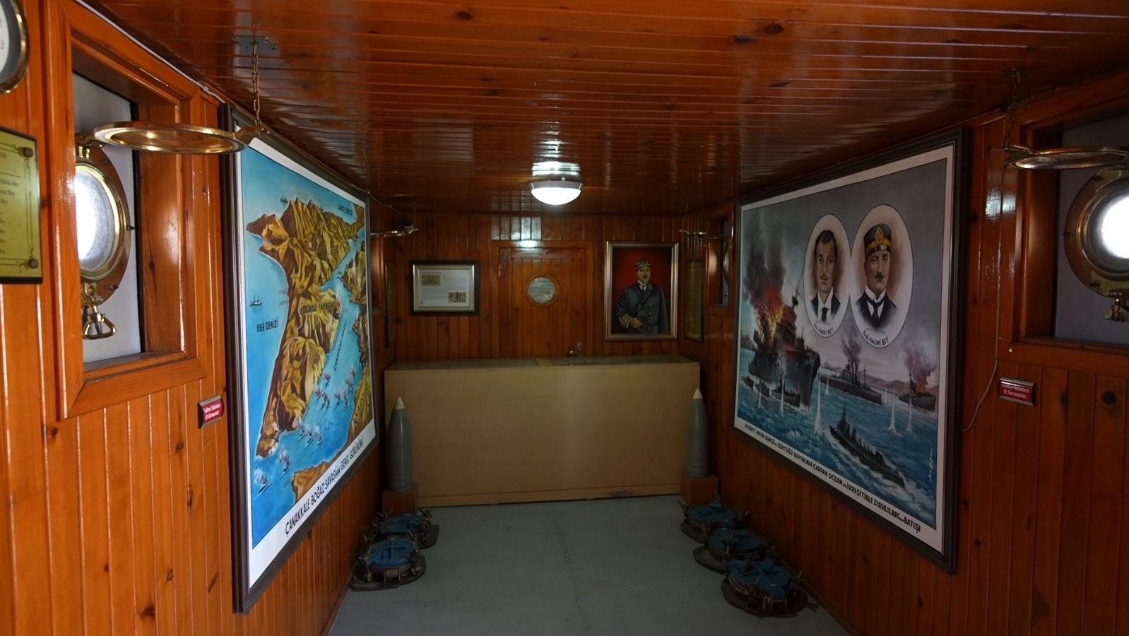 Nusret Mayın Gemisinde bakım çalışması