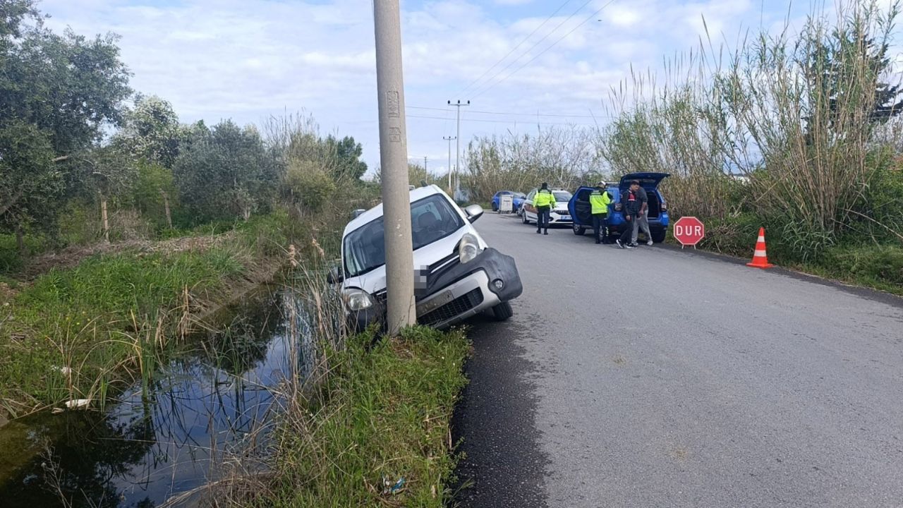 Kaza yapan alkollü sürücü hakaret ve küfür yağdırdı