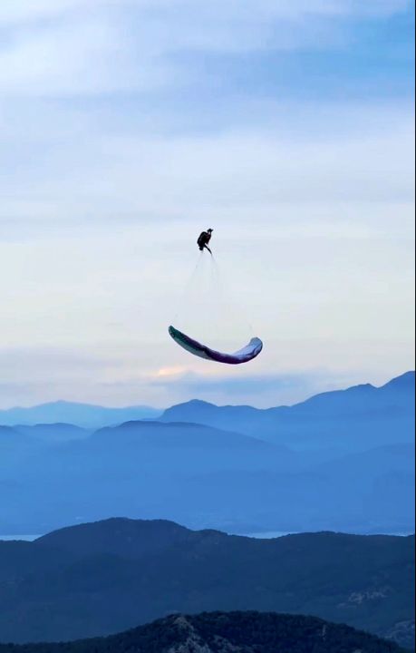 2365 metre zirveden akrobasi: Kemer’de Escape Tahtalı Acro Festivali