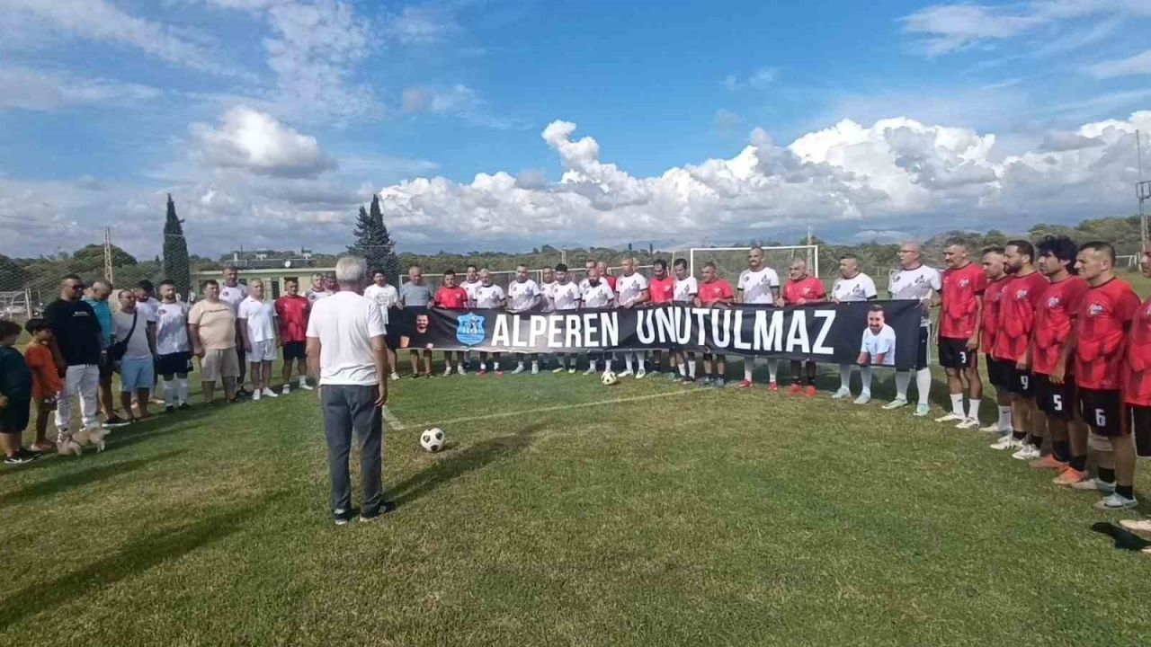 Manavgat’ta Alperen Coşar anısına futbol turnuvası