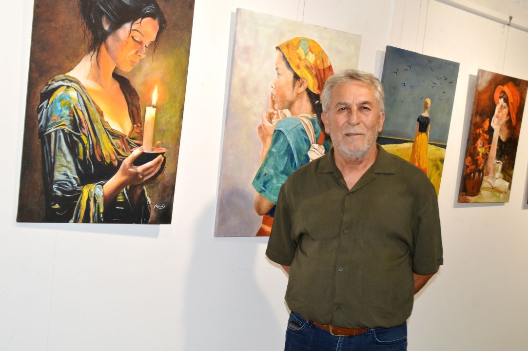 Mühendis ressamın sergi heyecanı