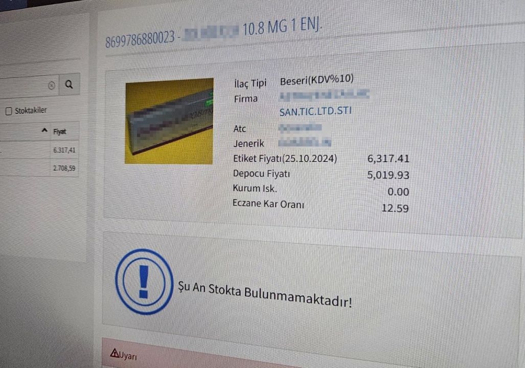 Antalya Eczacı Odası Başkanı Çelebi: Kur beklentisi nedeniyle ecza depolarından bazı ilaçları alamıyoruz