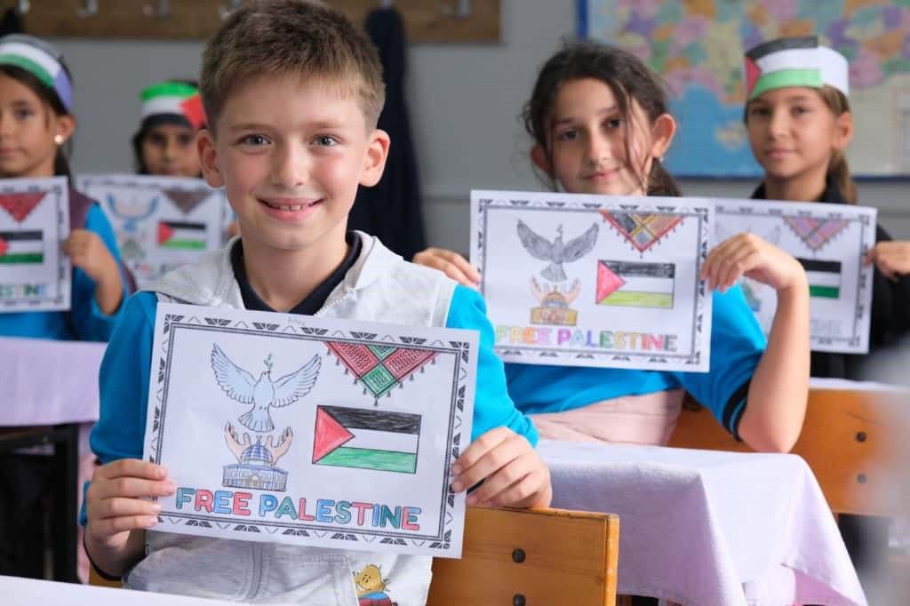 Ispartalı minikler ’Gazze’ için tek yürek oldular