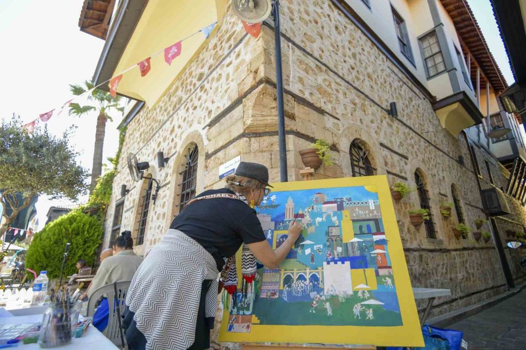 Kaleiçi dört gün boyunca sanat, müzik ve kültürle renklendi