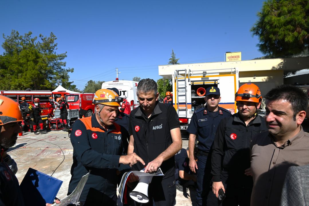 Gazipaşa'da deprem tatbikatı