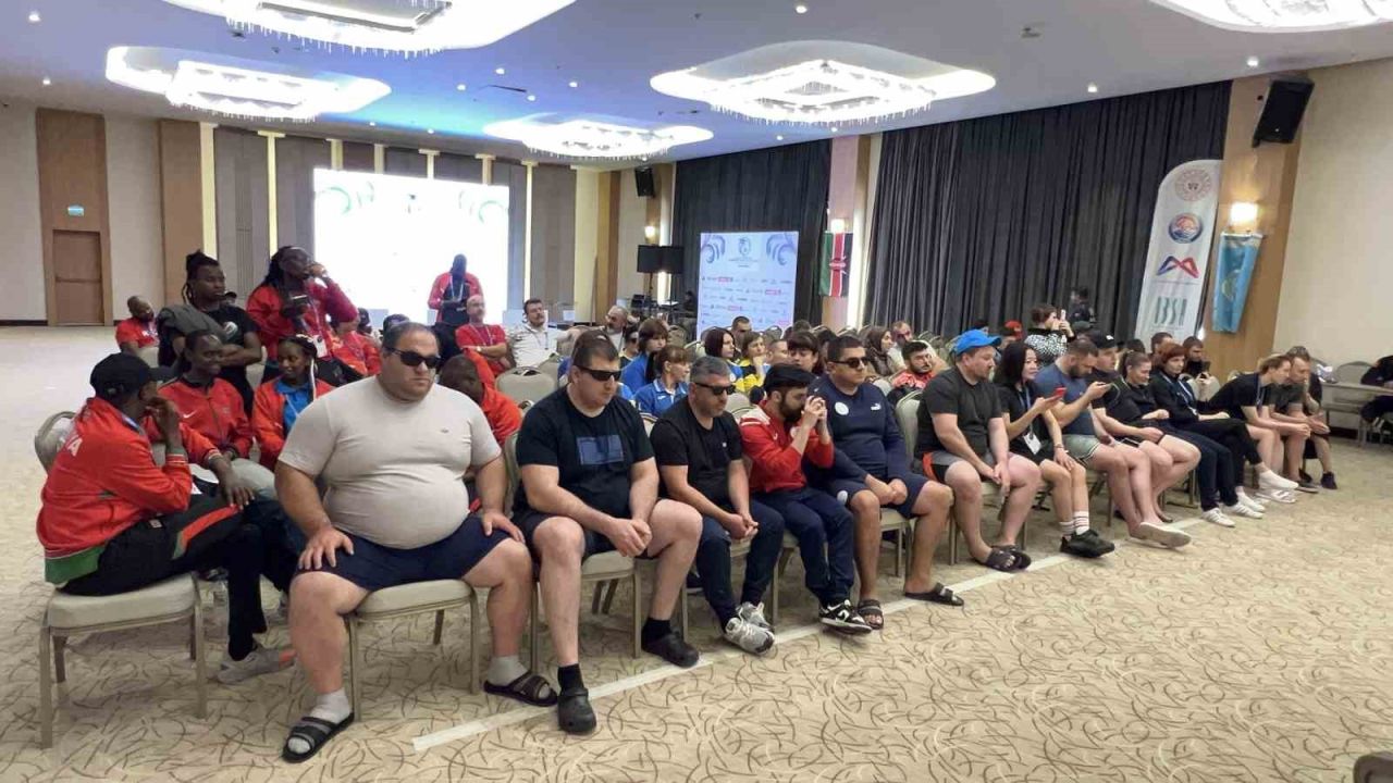 Görme Engelliler Dünya Halter Şampiyonası, Mersin’de sürüyor