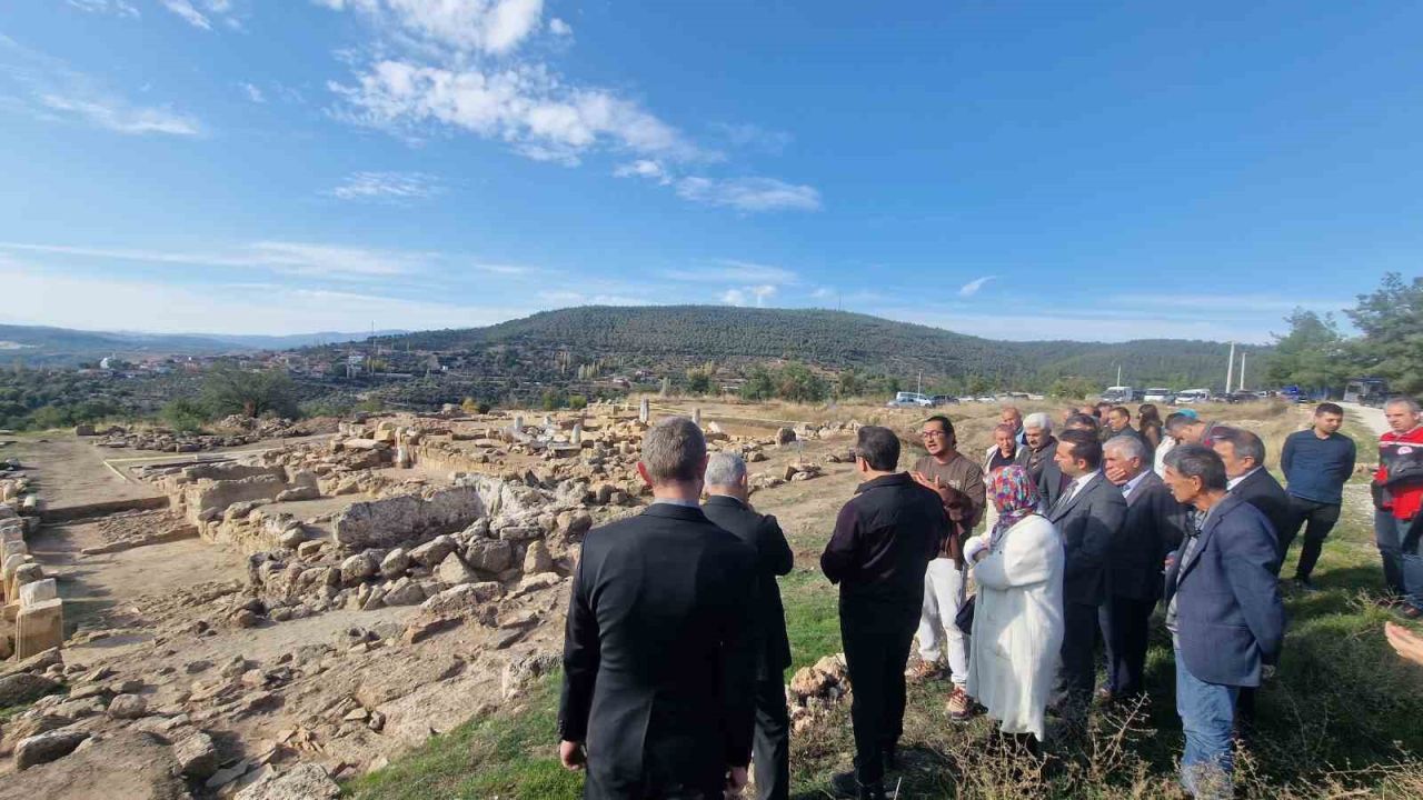 4 bin yıllık Hyllarima Antik Kentinde hasat zamanı