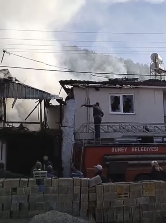 Burdur’da çıkan yangında yaşlı çift hayatını kaybetti