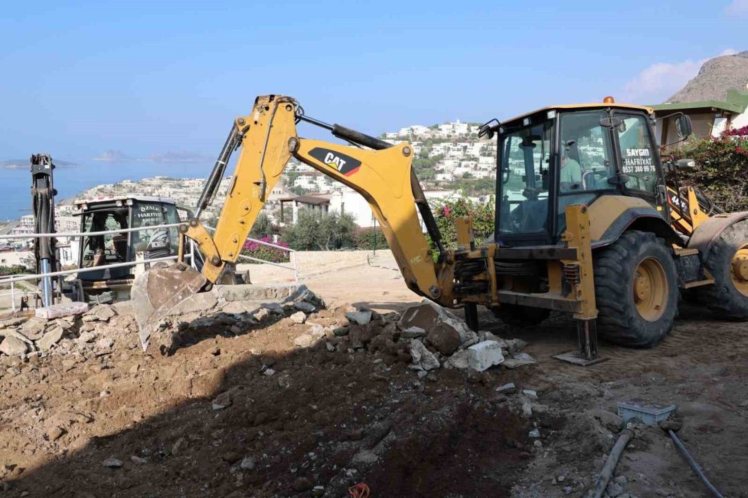 Bodrum yollarında çalışmalar devam ediyor