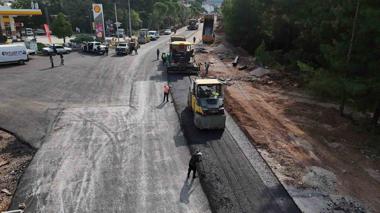 Fethiye Ölüdeniz 2. etap yol çalışması devam ediyor