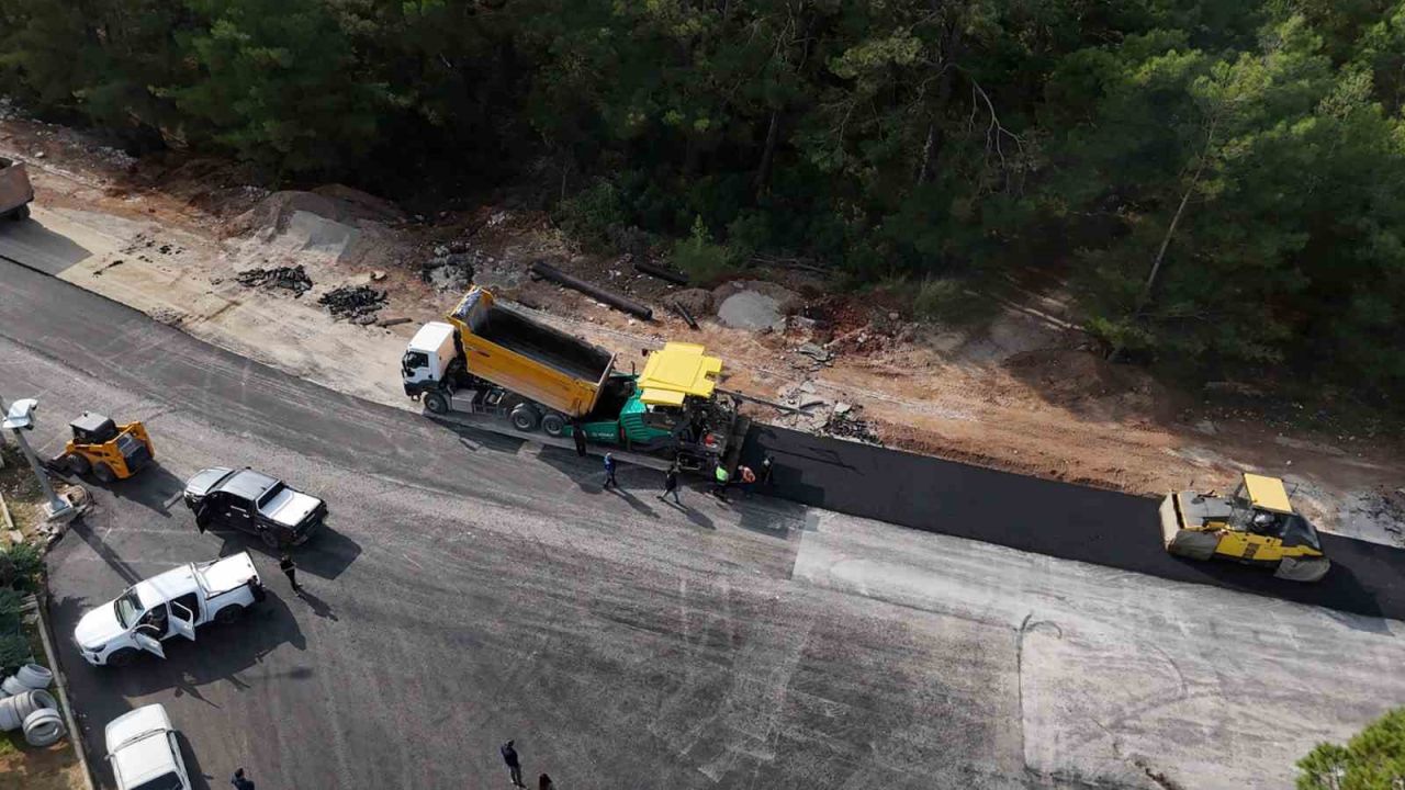 Fethiye Ölüdeniz 2. etap yol çalışması devam ediyor