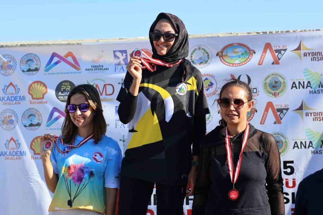 Türkiye Yamaç Paraşütü Hedef Şampiyonası Finalleri Anamur’da tamamlandı