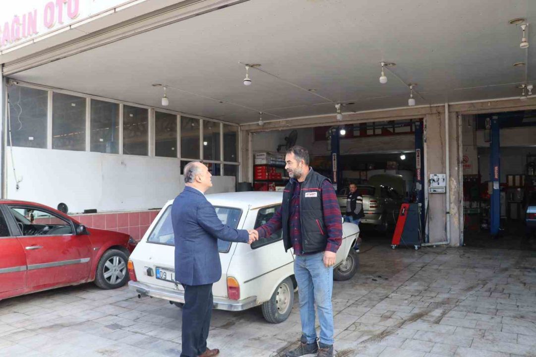 Kaymakam İlhan, sanayi esnafının sorunlarını dinledi