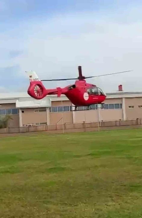 7 yaşındaki epilepsi hastası 112 helikopter ambulansla Mersin’ sevk edildi