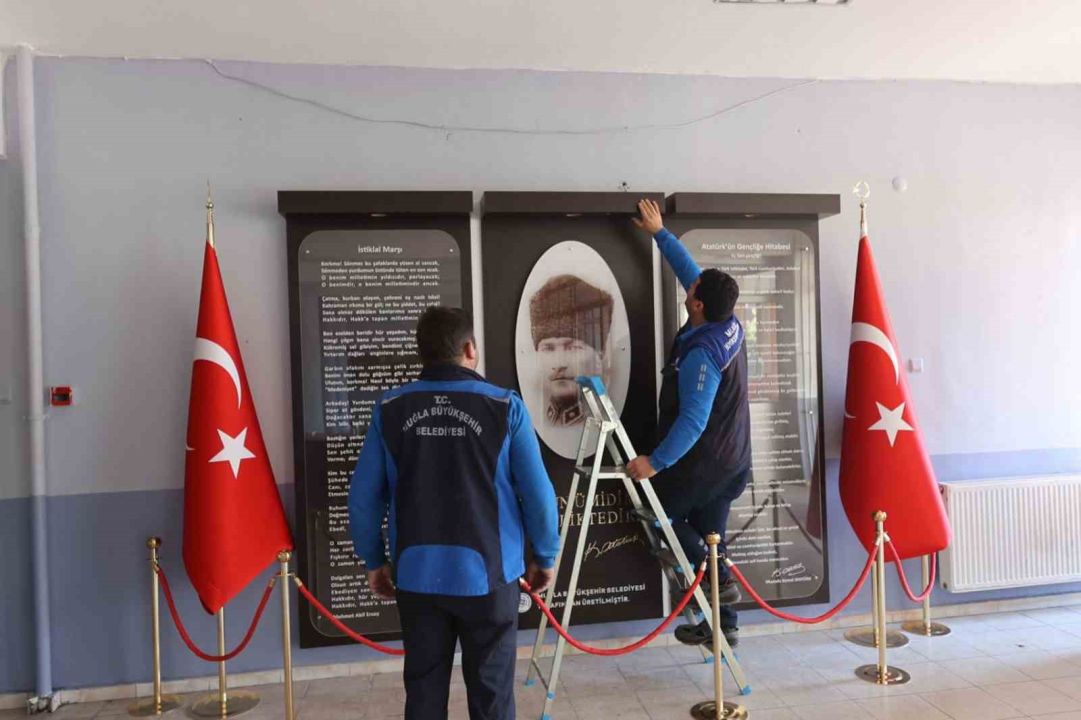 Muğla Büyükşehir’den okullara ara tatil bakımı