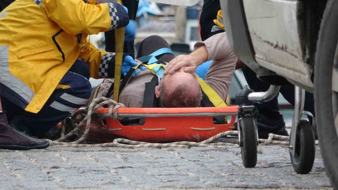 Falezlerde balık keyfi hastanede son buldu