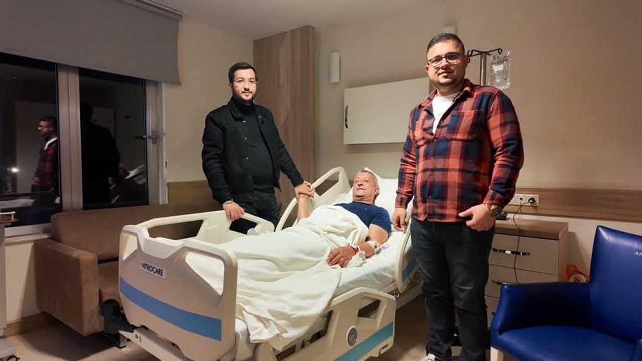 Dozerin belediye çalışanına çarptığı kaza kamerada