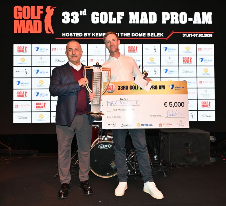 Pro-Am Golf Turnuvası'nda Max Kramer, şampiyon oldu