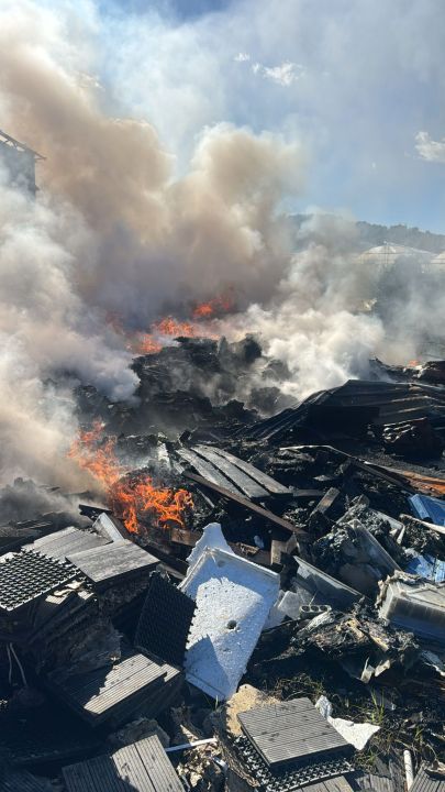 Aynı depoda ikinci yangın