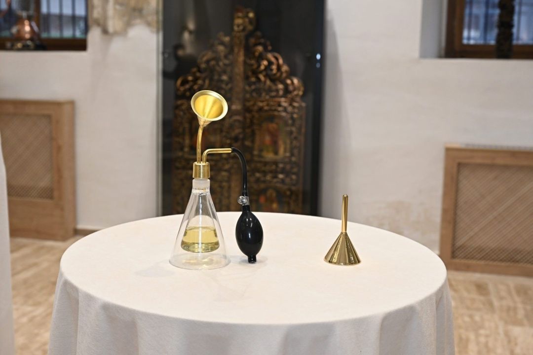 Atatürk’ün kullandığı koku ve kolonya şişeleri Misparta Koku Müzesi’nde sergileniyor