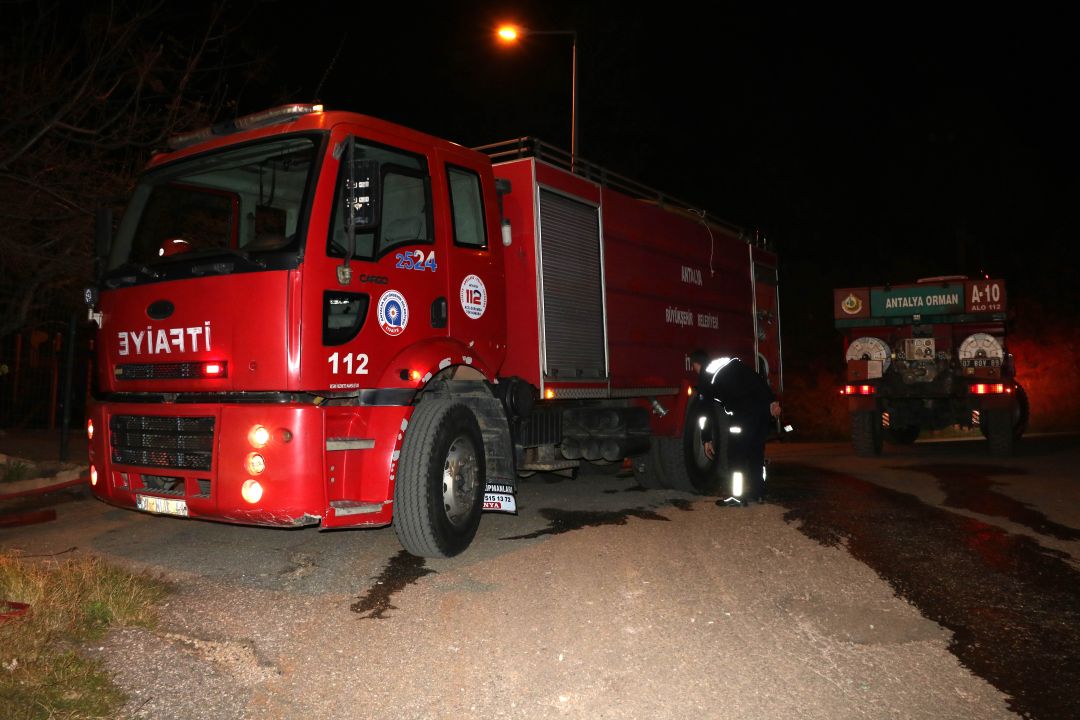 Orman yangını büyümeden söndürüldü