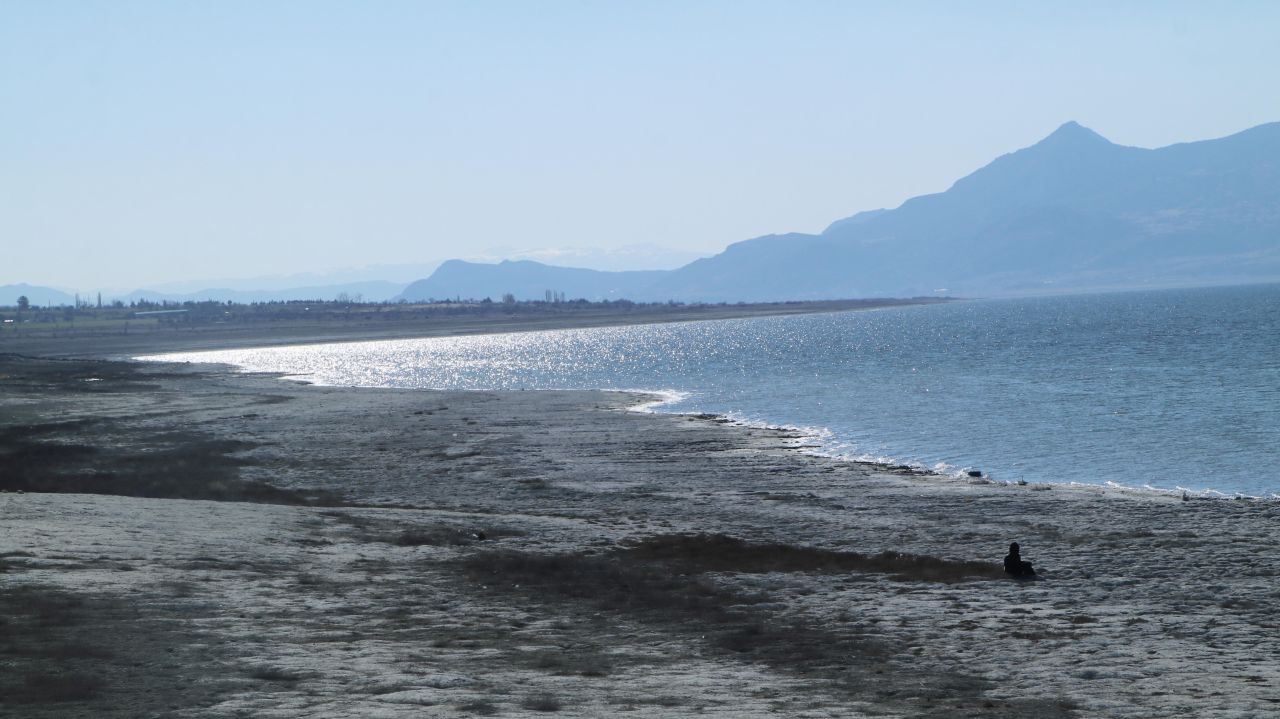 Burdur Gölü'nde su seviyesi 16 santim yükseldi