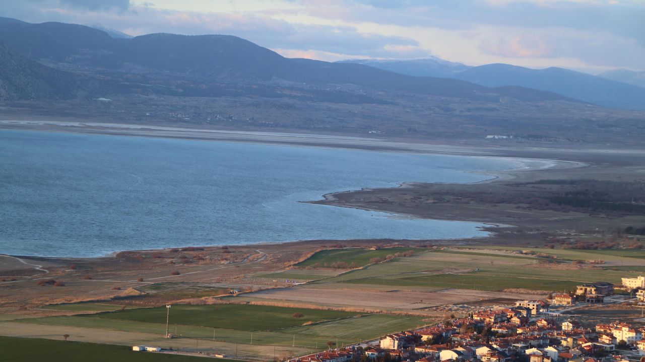 Burdur Gölü'nde su seviyesi 16 santim yükseldi
