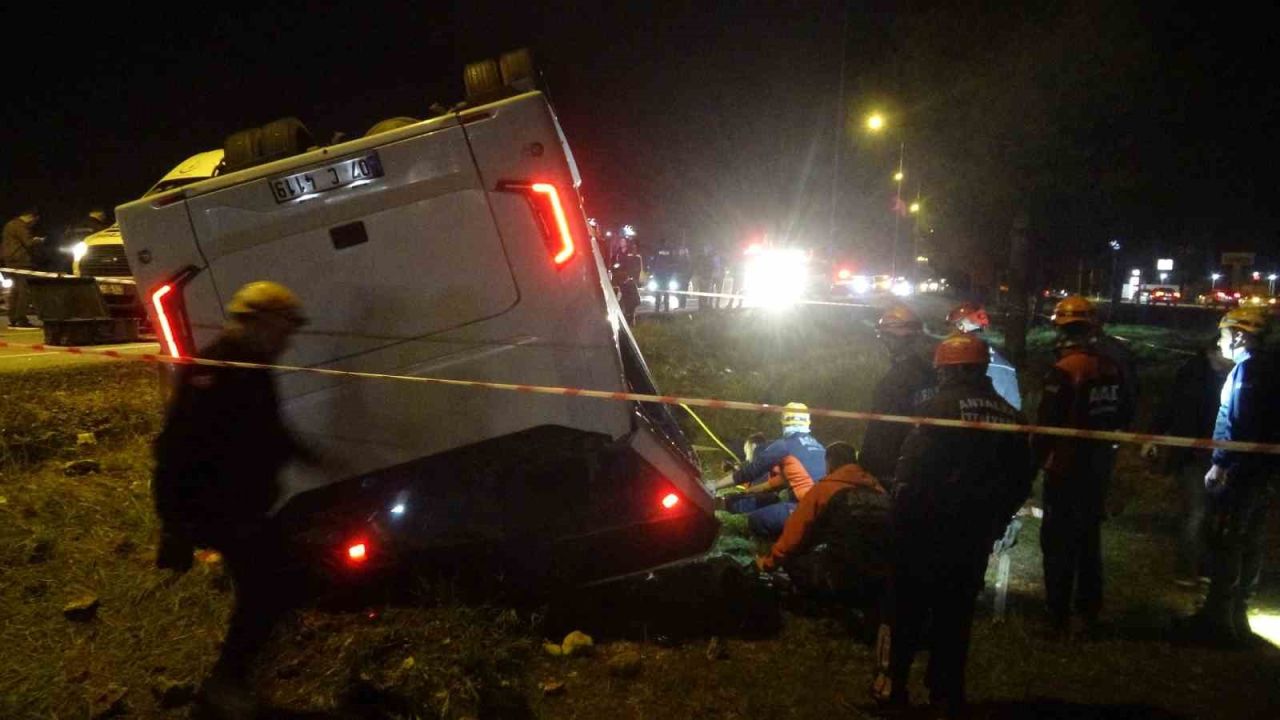 Antalya Cumhuriyet Başsavcıvekili Tabar kazaya ilişkin açıklama yaptı