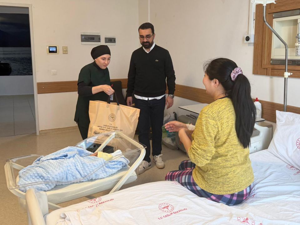 Bebeklere 'hoş geldin' hediyesi