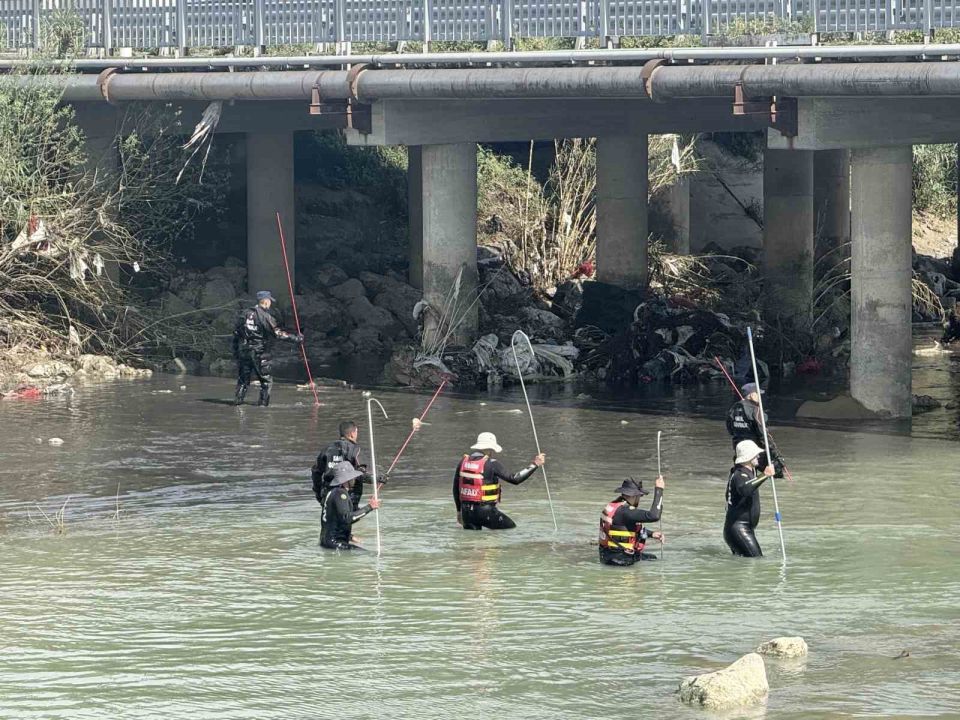 Akıntıya kapılan genci arama çalışmaları 8. gününde sürüyor