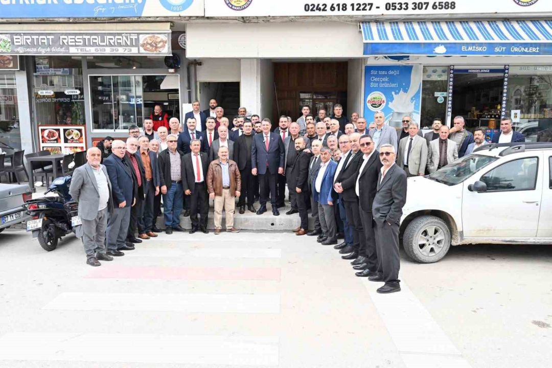 Başkan Dere, oda ziyaretlerine Korkuteli ve Elmalı’da devam etti