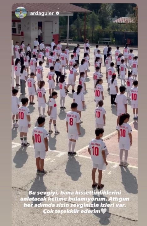 Yüzlerce öğrencinin  "10 numara" davetine Arda Güler’den cevap geldi