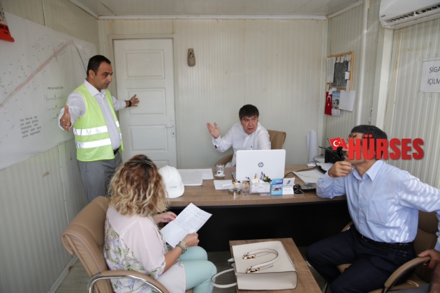 TÜREL ALTINOVA YOLUNU İNCELEDİ