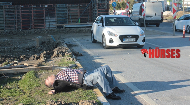 Alkollü sürücüyü kimse uyandıramadı