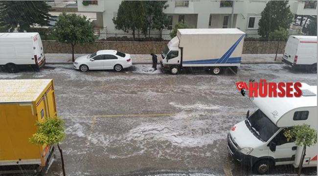 Alanya’da dolu sürprizi yaşandı