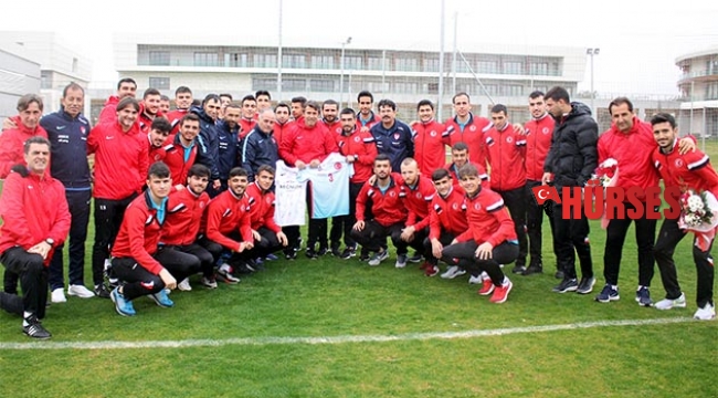 Antalyaspor'a  milli ziyaret