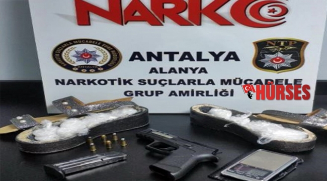 Ayakkabıdan uyuşturucu çıktı