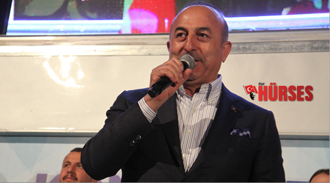Bakan Çavuşoğlu seçim ofisi açtı