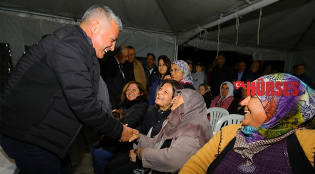 Başkan Sözen  vatandaşla buluştu